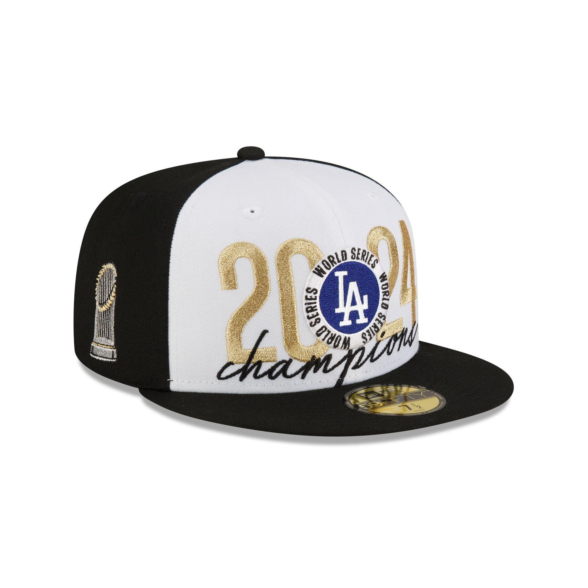 Los Angeles Dodgers 2024 World Series Champions Locker Room 59FIFTY Fitted Hat Male Product Image