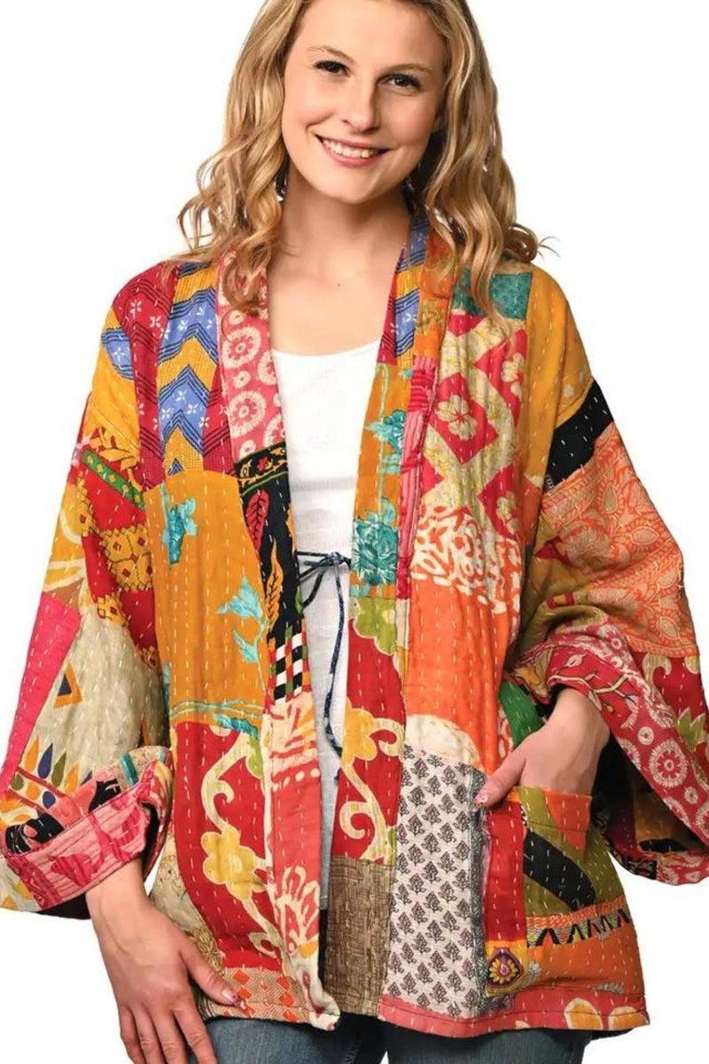 Kantha Reversible Kimono Jacket Product Image