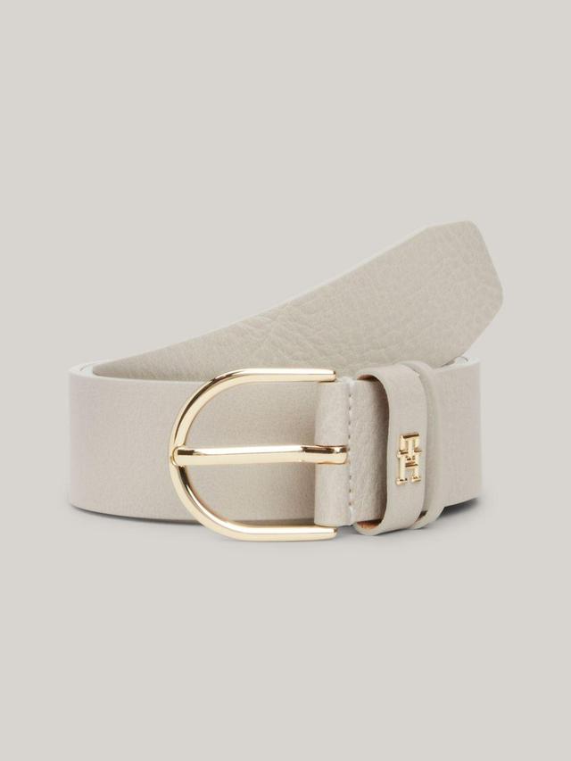 Tommy Hilfiger Women's TH Logo Leather Belt Product Image