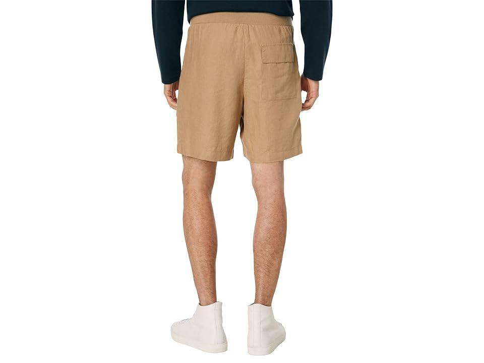 Vince Mens Lightweight Hemp Pull-On Shorts - New Camel Product Image