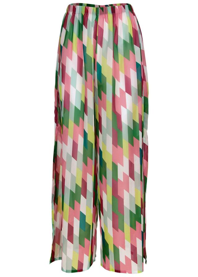 Palazzo Cover-Up Pants - Dynamic Geo Large Product Image