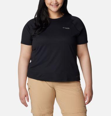 Columbia Womens Summit Valley Short Sleeve Crew - Plus Size- Product Image