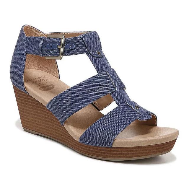 Dr. Scholls Barton Womens Wedges Dark Blue Blue Product Image