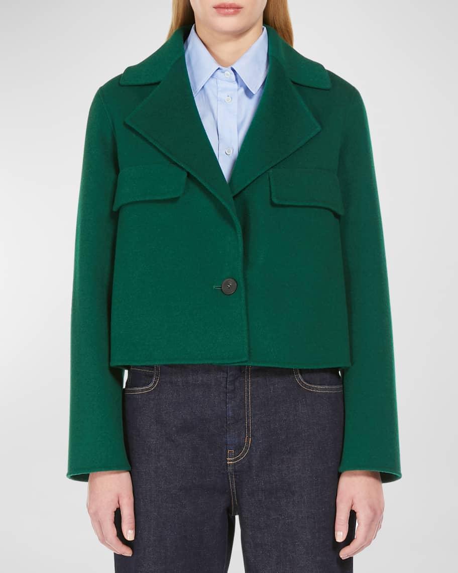 Kelly Cropped Wool Jacket Product Image