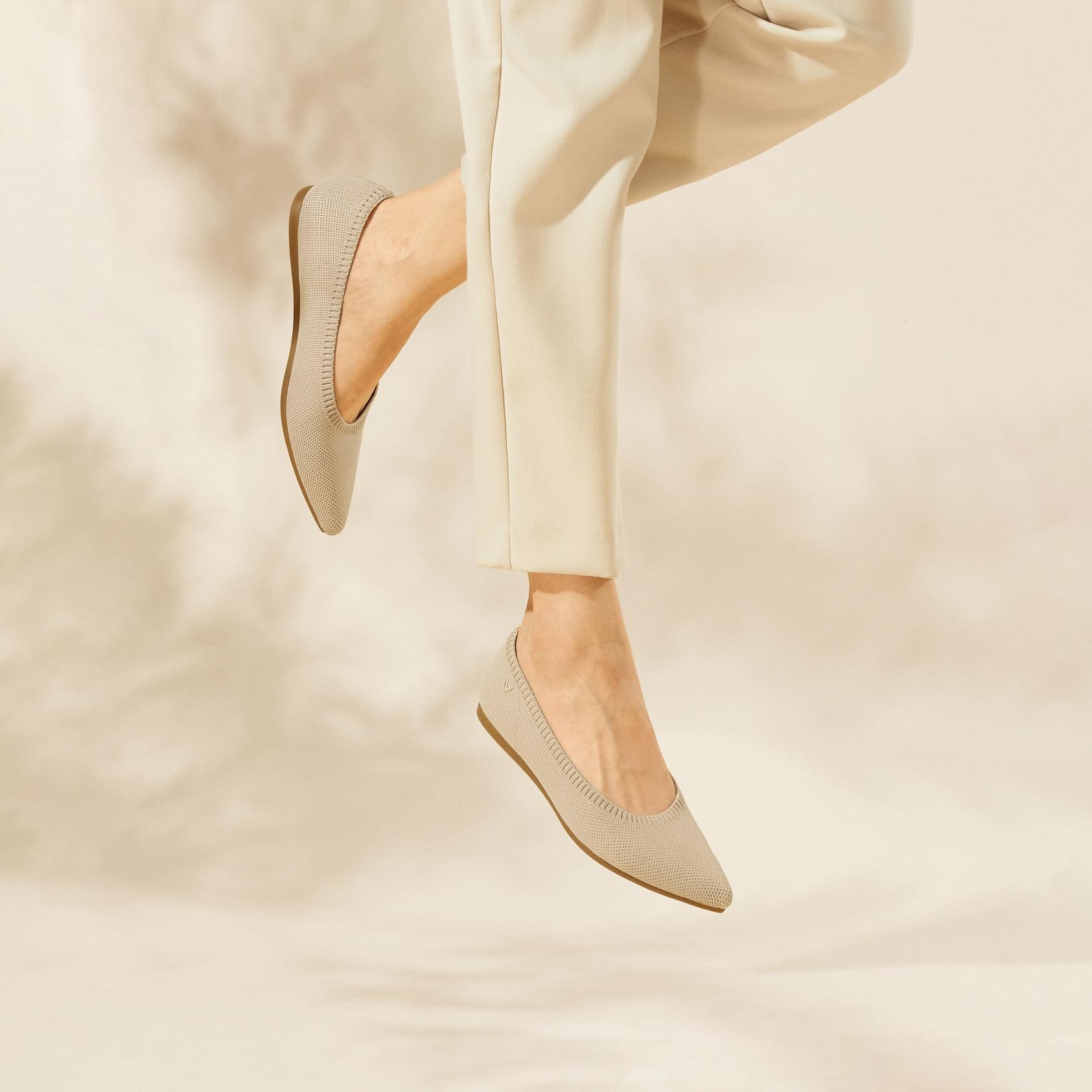 Pointed-Toe Ballet Flats (Aria 5°) Product Image