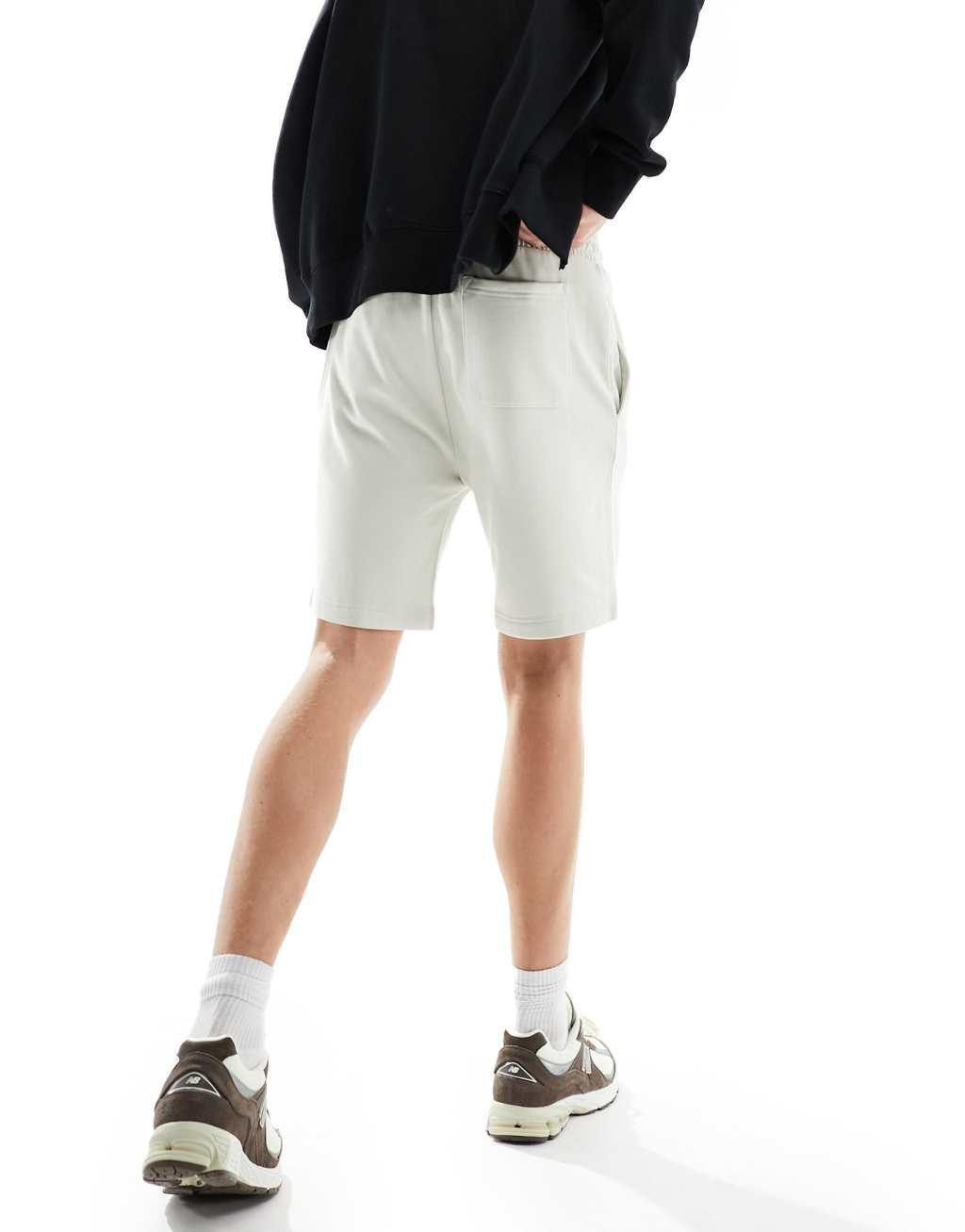 Brave Soul jersey shorts in light gray Product Image