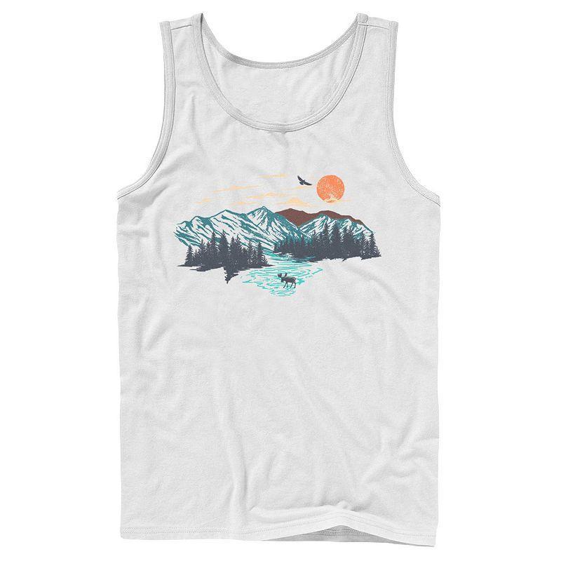 Mens The Great Outdoors Color Sketch Tank Top Product Image