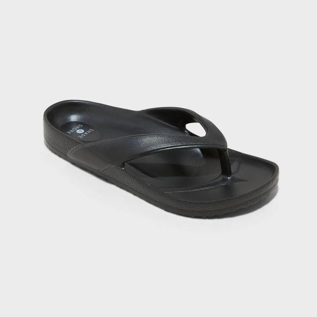 Womens Traci Footbed Sandals - Shade & Shore Black 8 Product Image