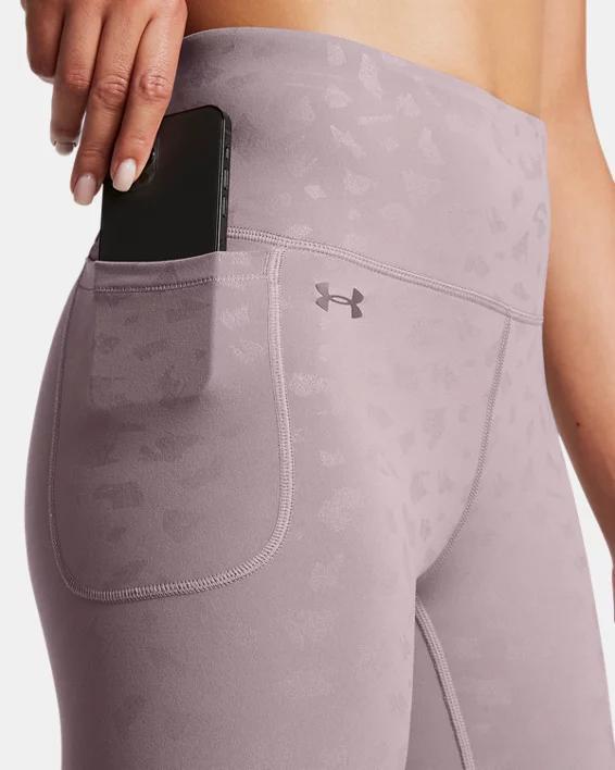 Women's UA Motion Gloss Printed Ankle Leggings Product Image