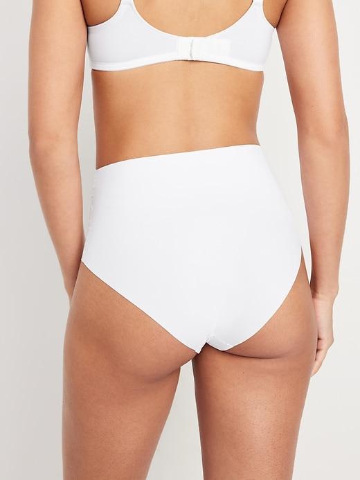 High-Waisted No-Show Brief Underwear Product Image