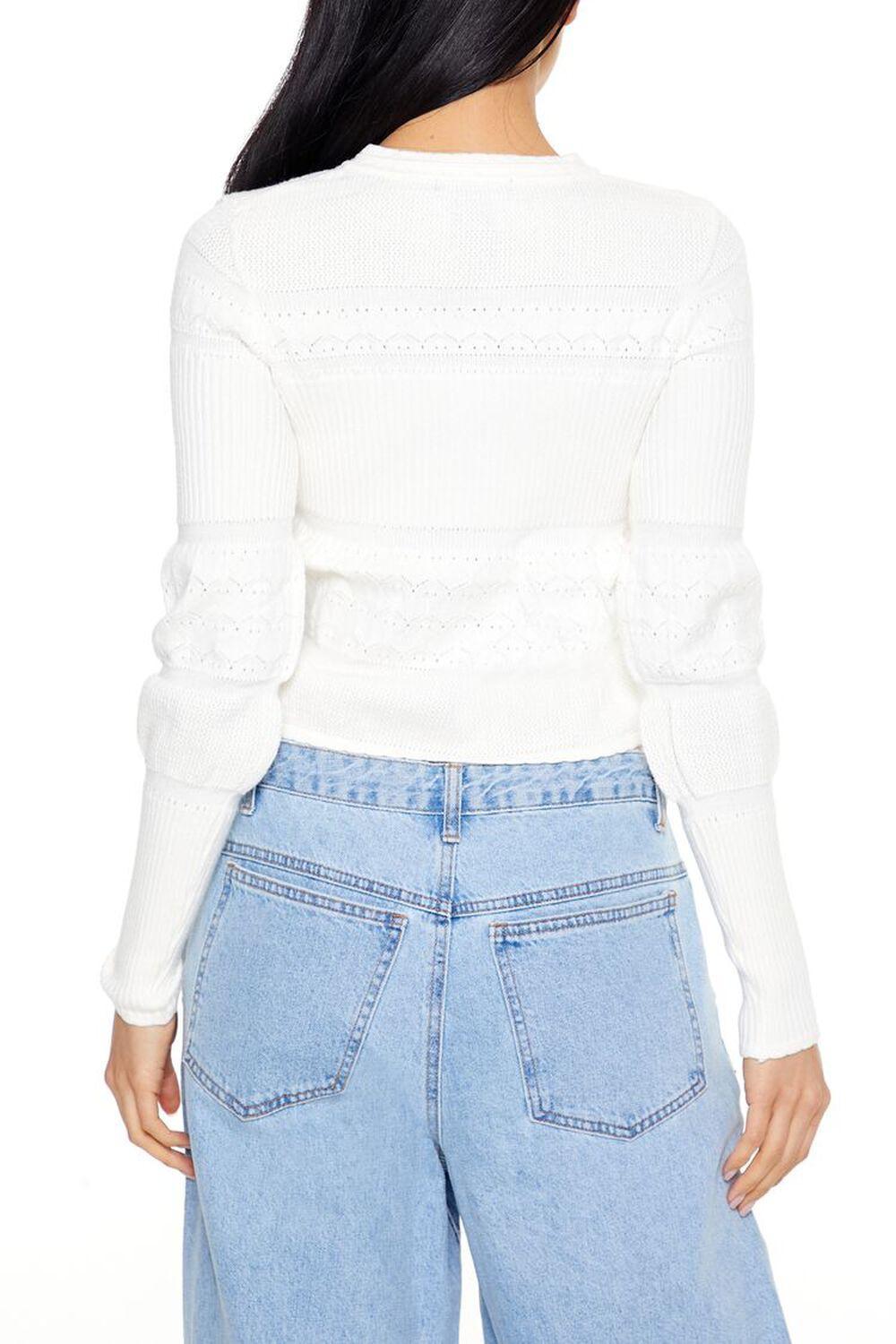 Mixed Knit Cardigan Sweater | Forever 21 Product Image