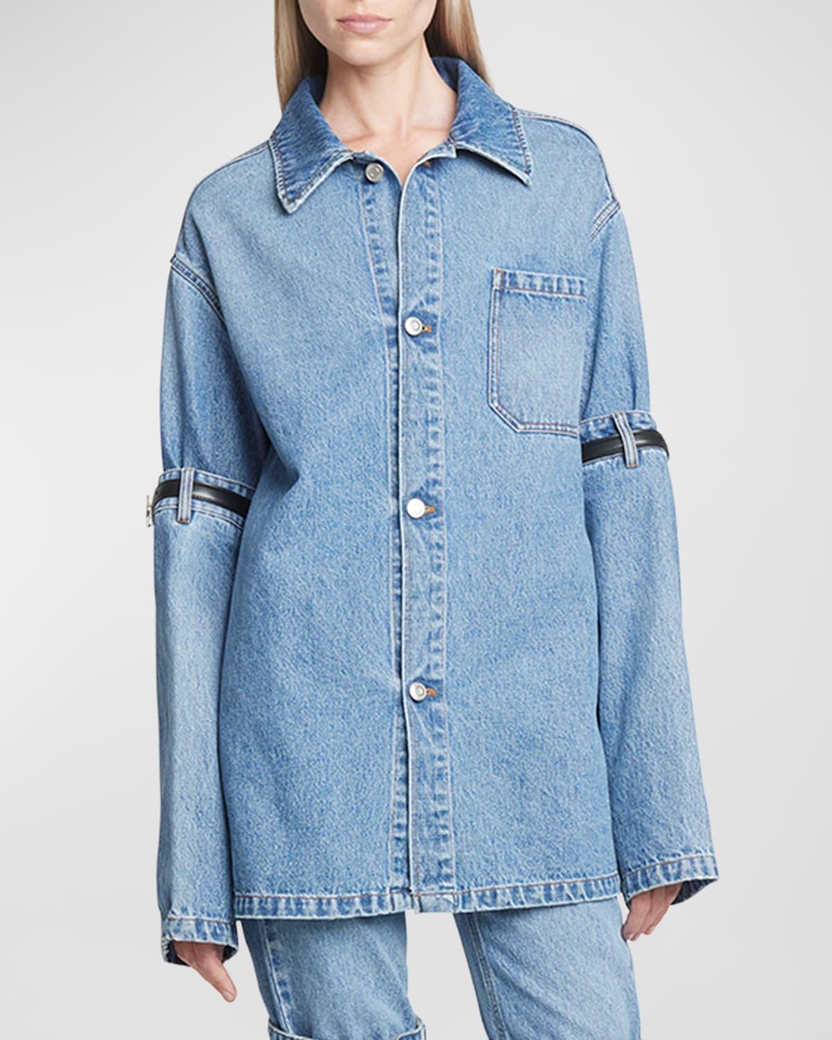 Coperni Open Elbow Jacket in Blue product image