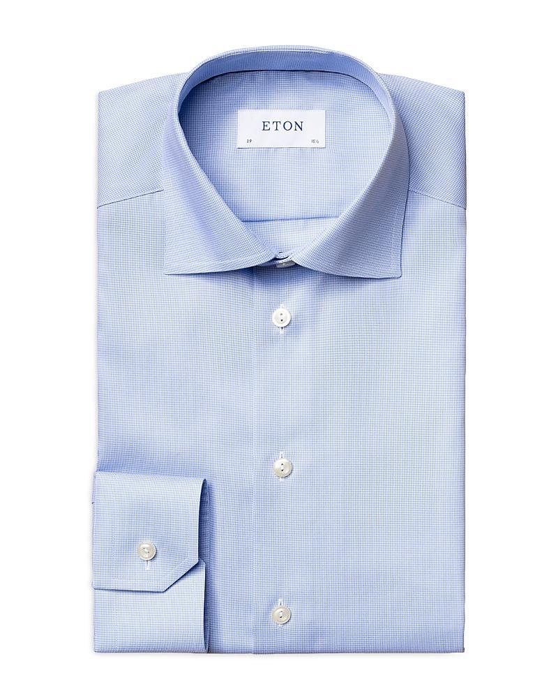 Eton Contemporary Fit Houndstooth Dress Shirt Product Image