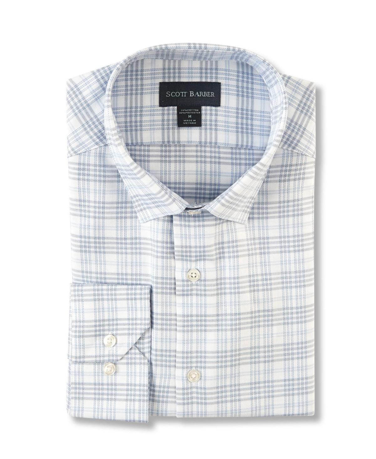 Scott Barber Dobby Plaid Button-Up Shirt Product Image