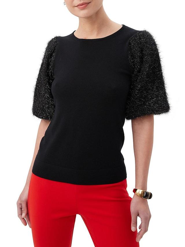 Womens Barbier Puff-Sleeve Wool Sweater Product Image