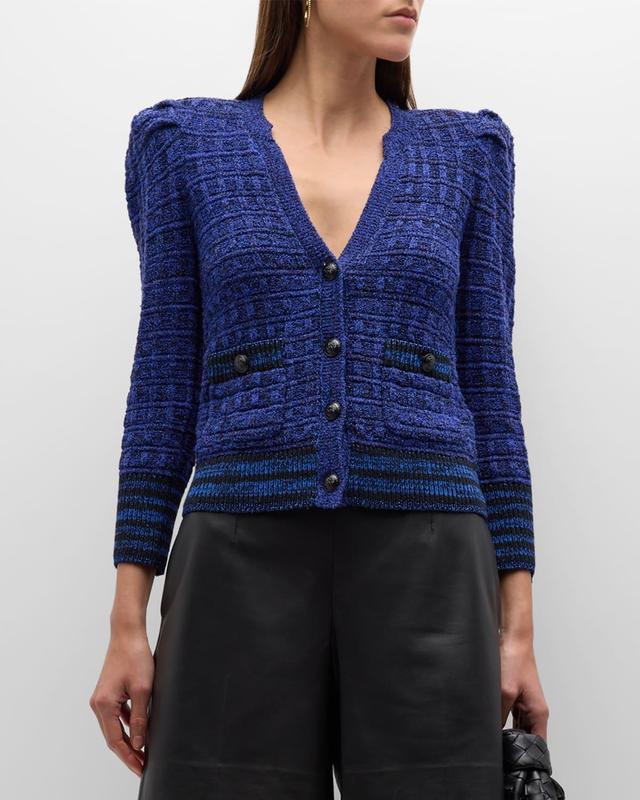 Womens Jenni Waffle-Knit Cardigan Product Image