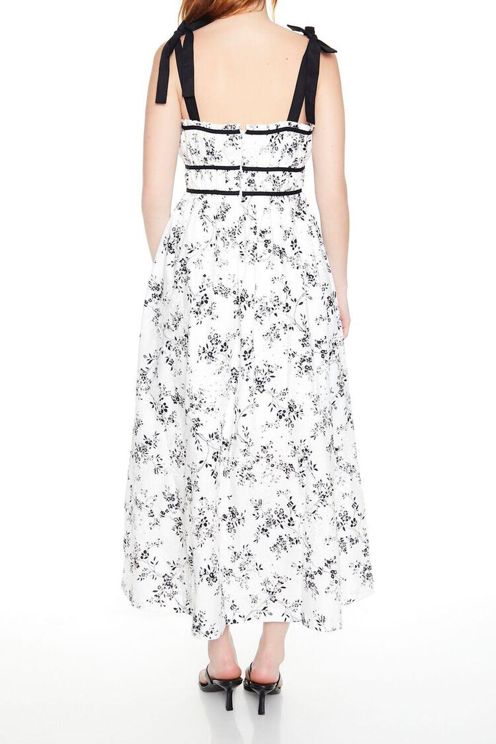 Floral Print Eyelet Maxi Dress | Forever 21 Product Image