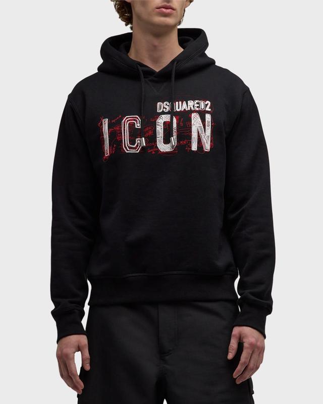 Mens Icon Scribble Hoodie Product Image