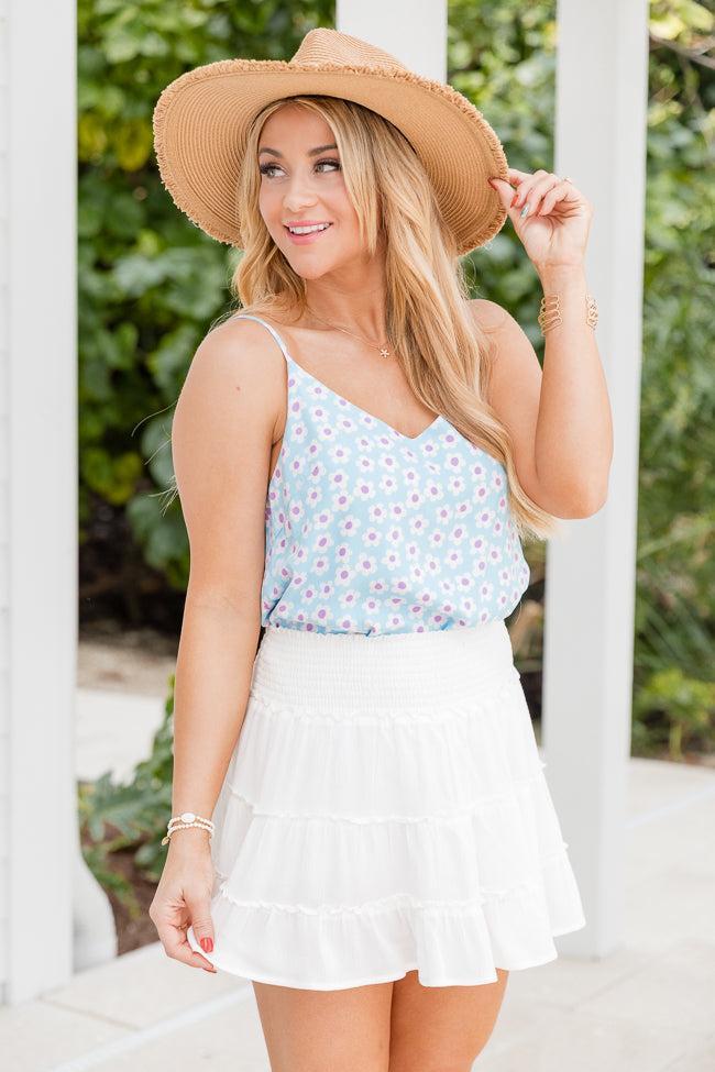 By the Coast in Ditzy Daisy Floral Tank FINAL SALE Product Image