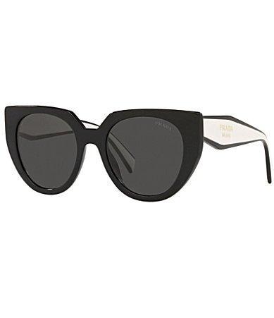 Prada Womens 14wsf 53mm Solid Cat Eye Sunglasses Product Image