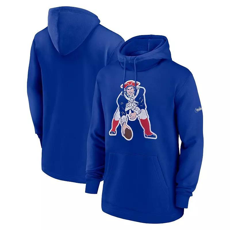 Mens Nike Royal New England Patriots Classic Pullover Hoodie Product Image