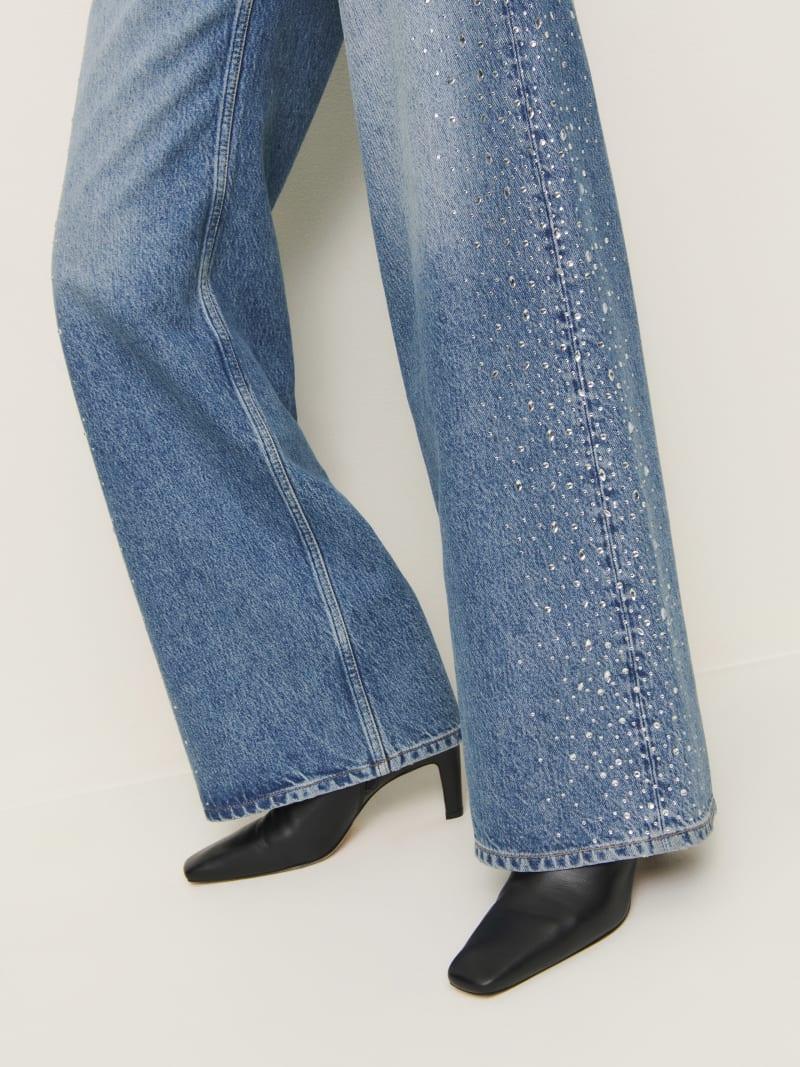 Cary High Rise Slouchy Wide Leg Jeans Product Image