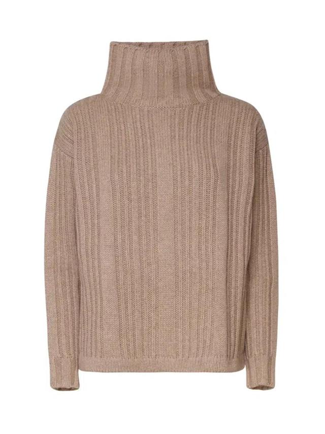 Vitalba Sweater In Virgin Wool And Cashmere In Nut Product Image