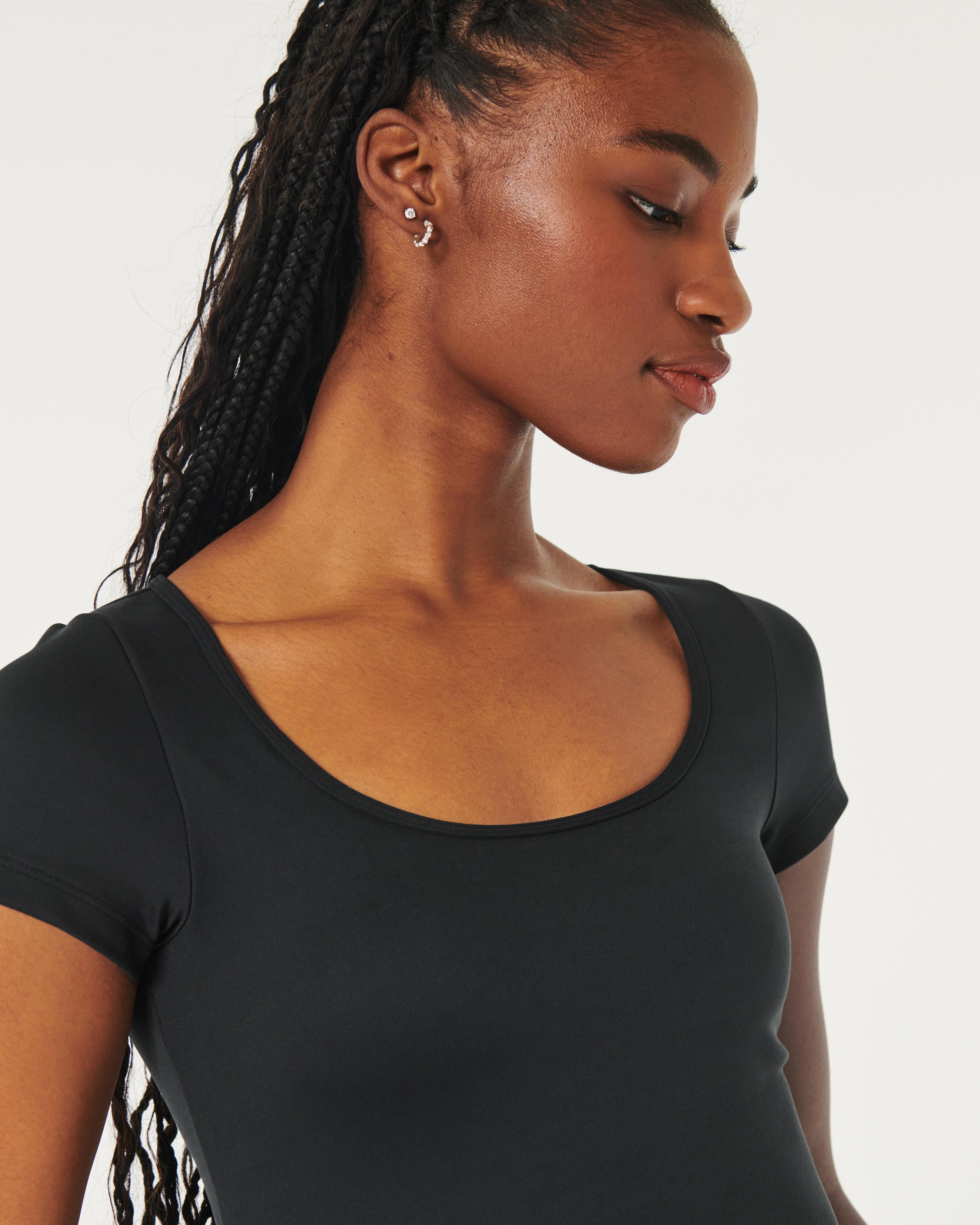 Gilly Hicks Active Recharge Wide-Neck T-Shirt Product Image