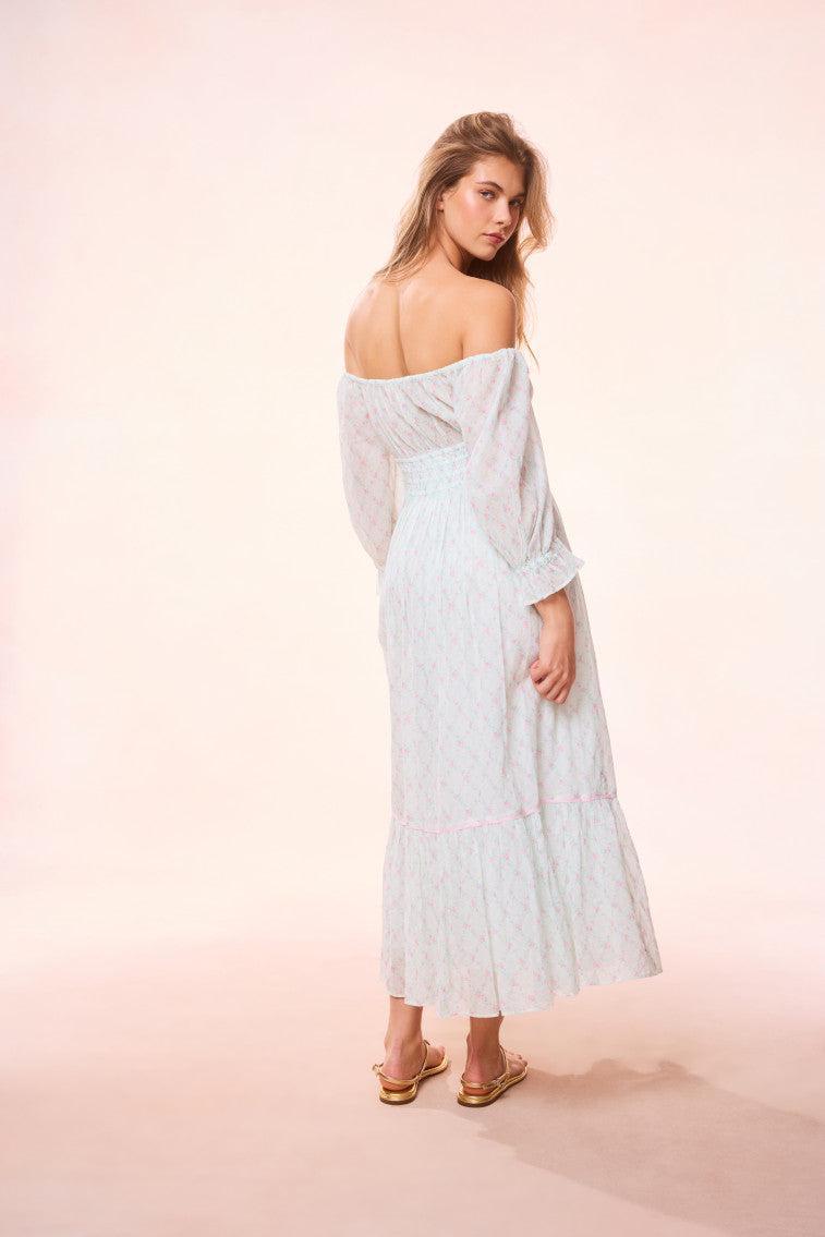 Dobrianna Re-Edition Cotton Maxi Dress Product Image