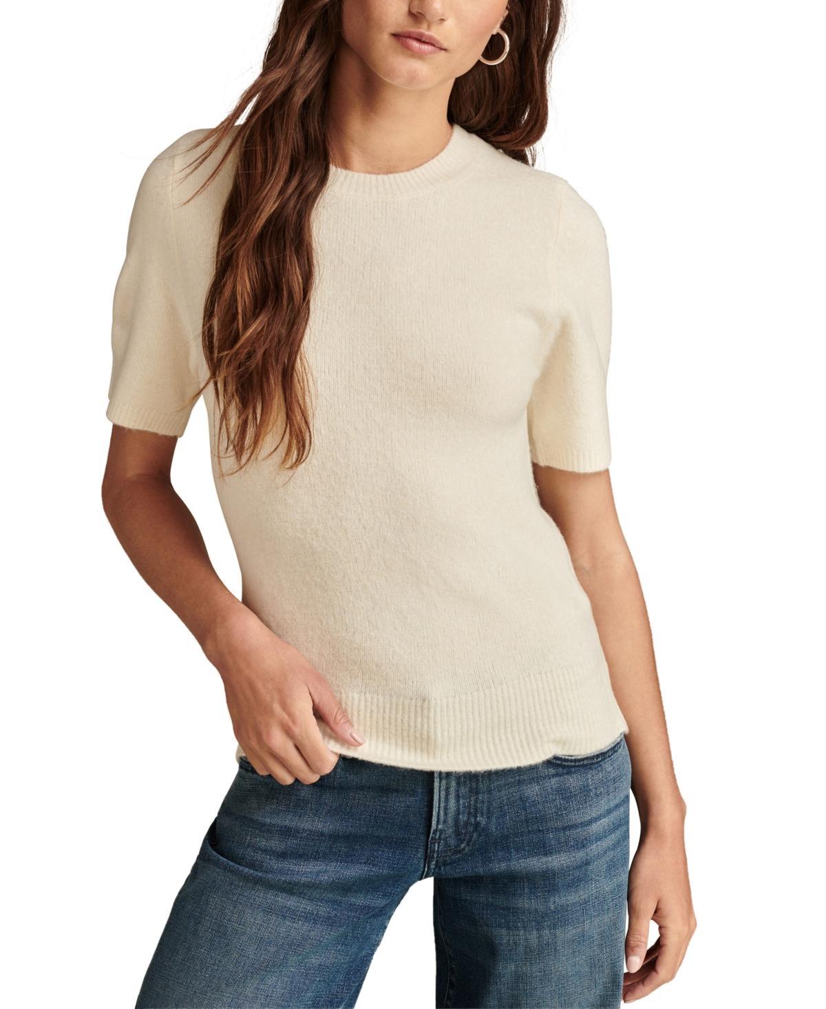 Lucky Brand Womens Crewneck Short-Sleeve T-Shirt Sweater Product Image