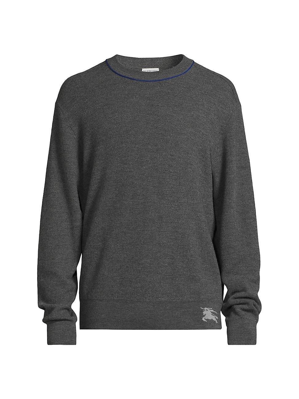 Mens Wool Crewneck Sweater Product Image