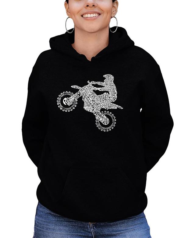 Womens Word Art Freestyle Motocross Hooded Sweatshirt Product Image