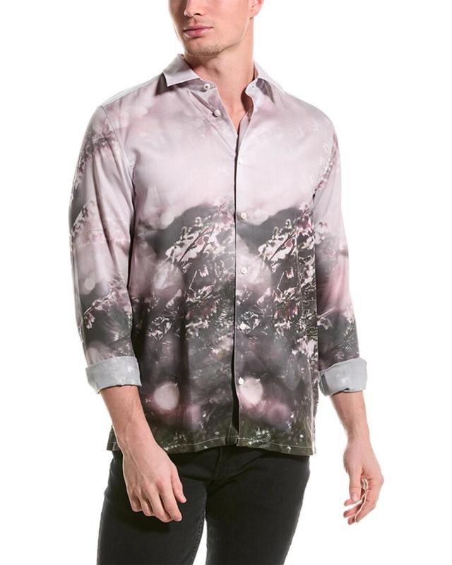 Liston Photographic Shirt In Purple Product Image