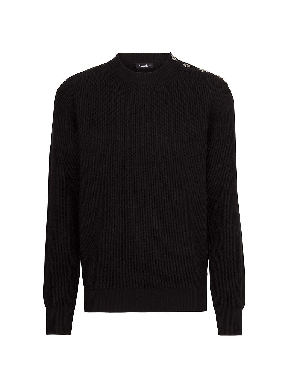 Mens Knit Crewneck Sweater Product Image