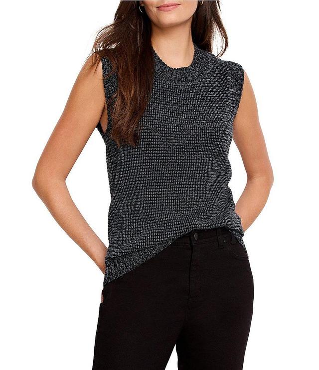 NIC + ZOE Pixel Knit Scoop Neck Vest Product Image