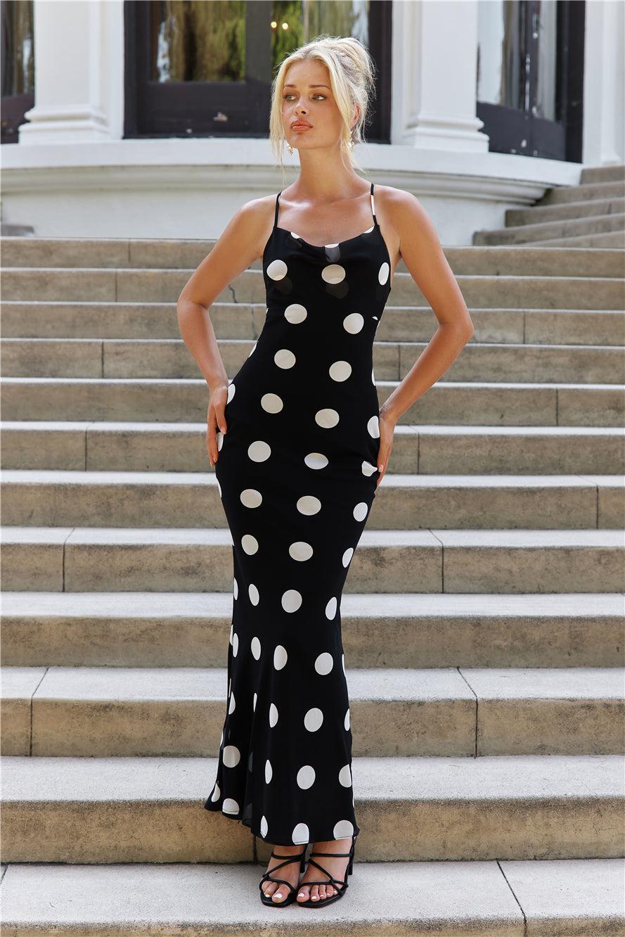 Spotlight On You Maxi Dress Black Product Image