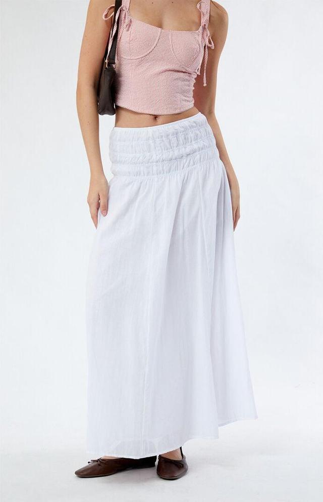 Women's Cotton Tiered Maxi Skirt Product Image