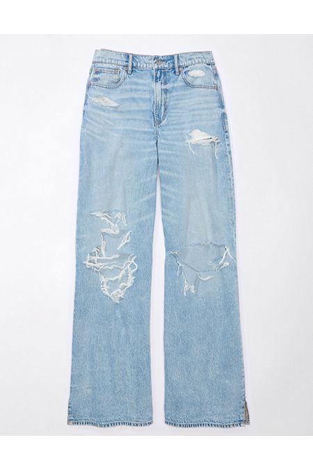 AE Dreamy Drape Super High-Waisted Baggy Wide-Leg Jean Women's 2 Regular Product Image