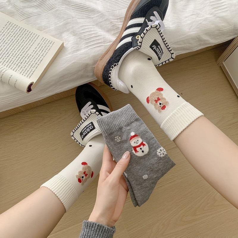 Cartoon Patterned Short Socks Product Image