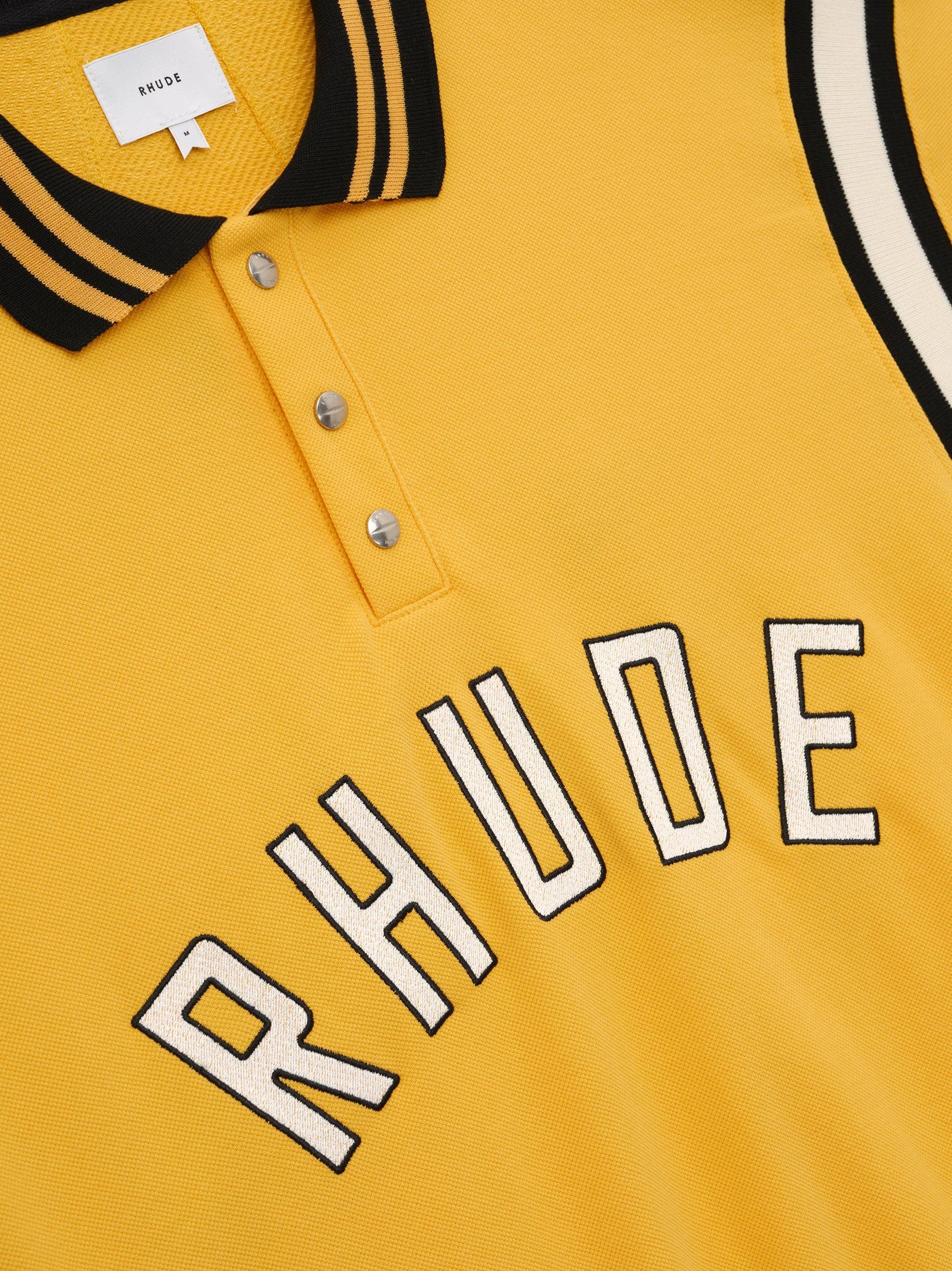 RHUDE LS WARM UP POLO Male Product Image