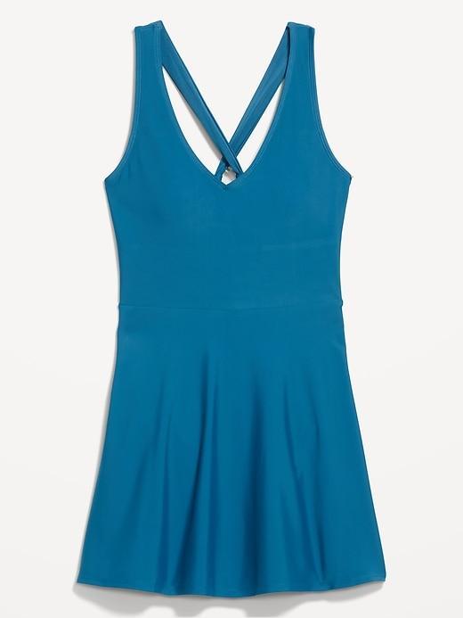 V-Neck Swim Dress Product Image