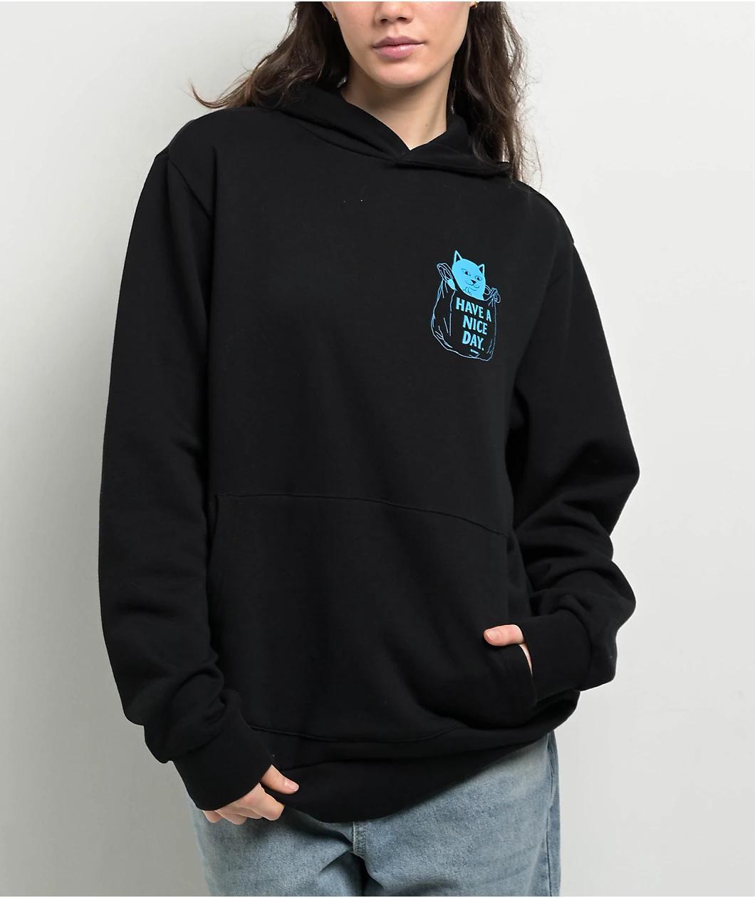 RIPNDIP In My Bag Black Hoodie Product Image