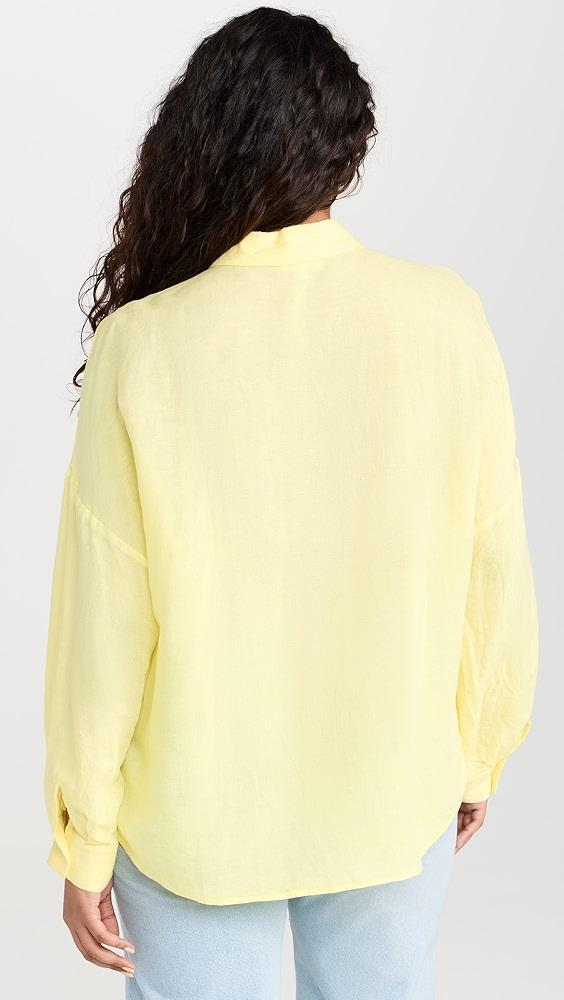 L'AGENCE Talitha Tie Blouse | Shopbop Product Image