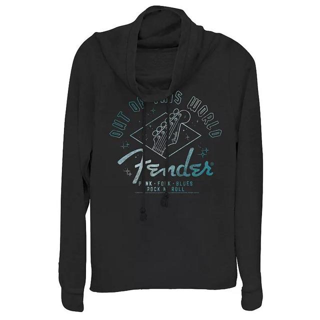 Juniors Fender Out of this World Cowlneck Graphic Lightweight Long Sleeve, Girls Product Image