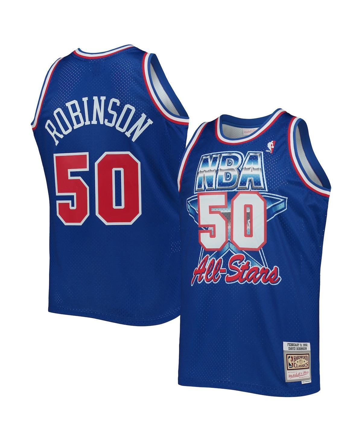 Mens Mitchell & Ness David Robinson Royal Western Conference Hardwood Classics 1992 Nba All-Star Game Swingman Jersey - Royal Product Image