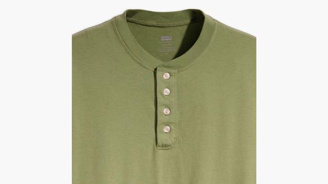 Levis Short Sleeve Four Button Henley - Mens Product Image