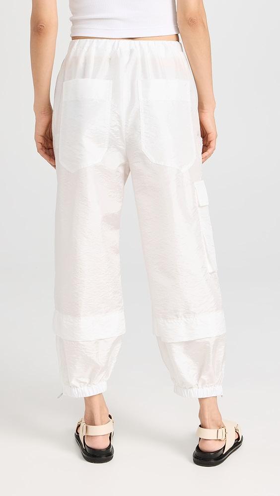 Tibi Crispy Nylon Pull On Joggers | Shopbop Product Image