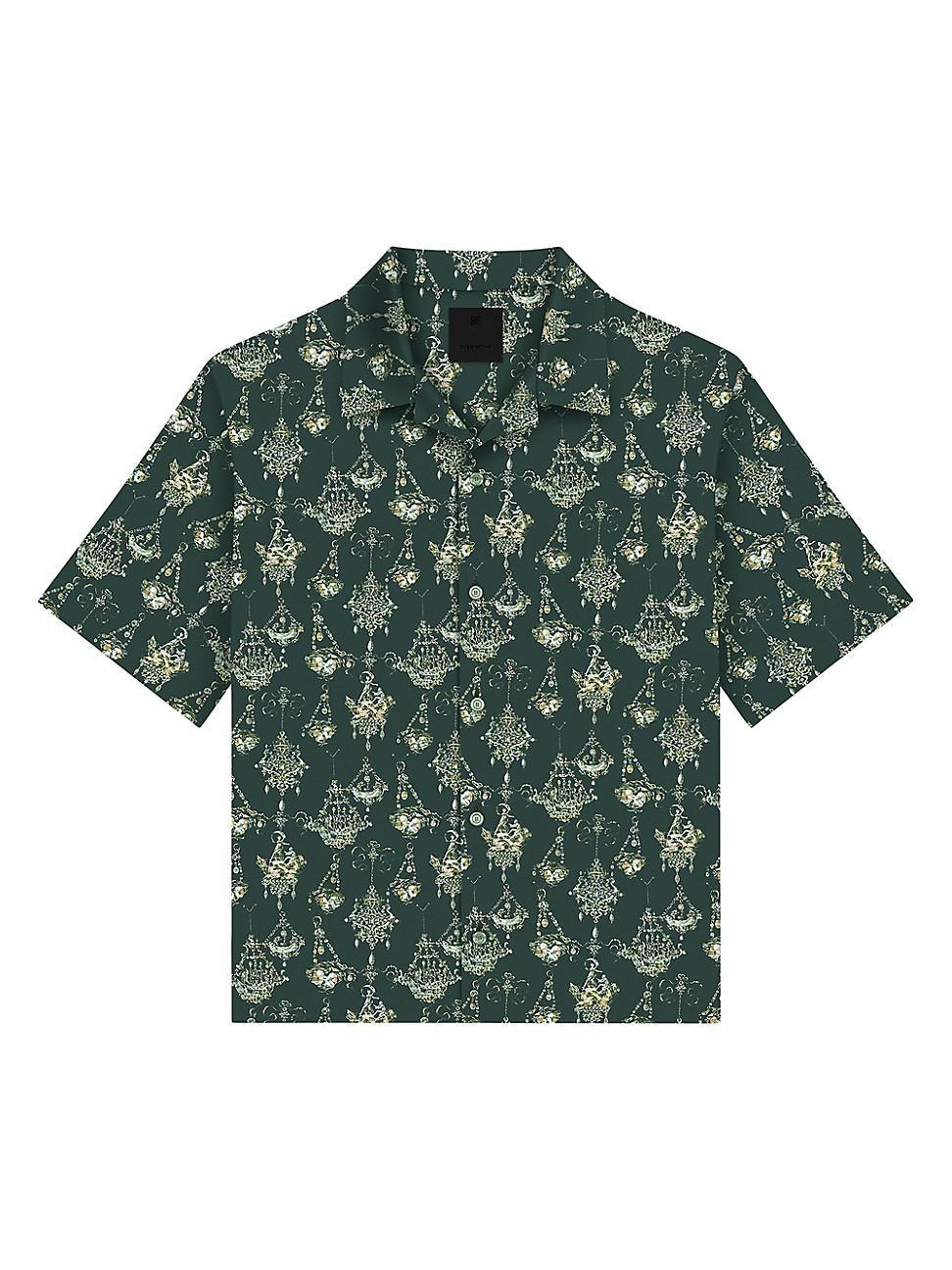 Mens Printed Chandelier Shirt in Silk Product Image