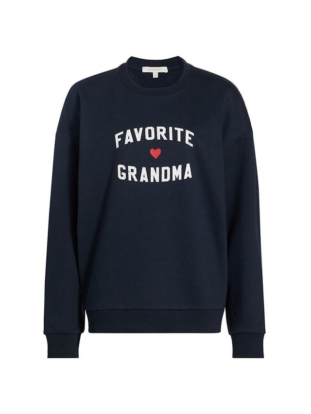 Womens Favorite Grandma Heart Logo Sweatshirt Product Image