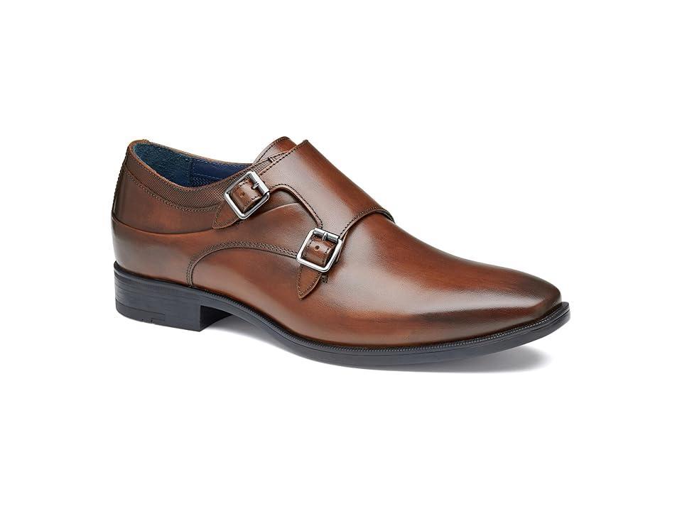 Johnston & Murphy Gibbons Double-Buckle Monk Full Grain) Men's Lace Up Wing Tip Shoes Product Image